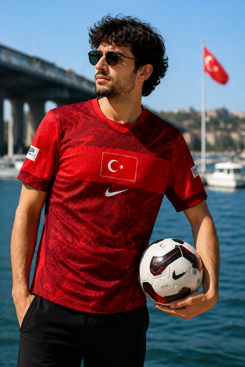 Turkey National Team 2026 Home Jersey Men's Football Shirt (Red)